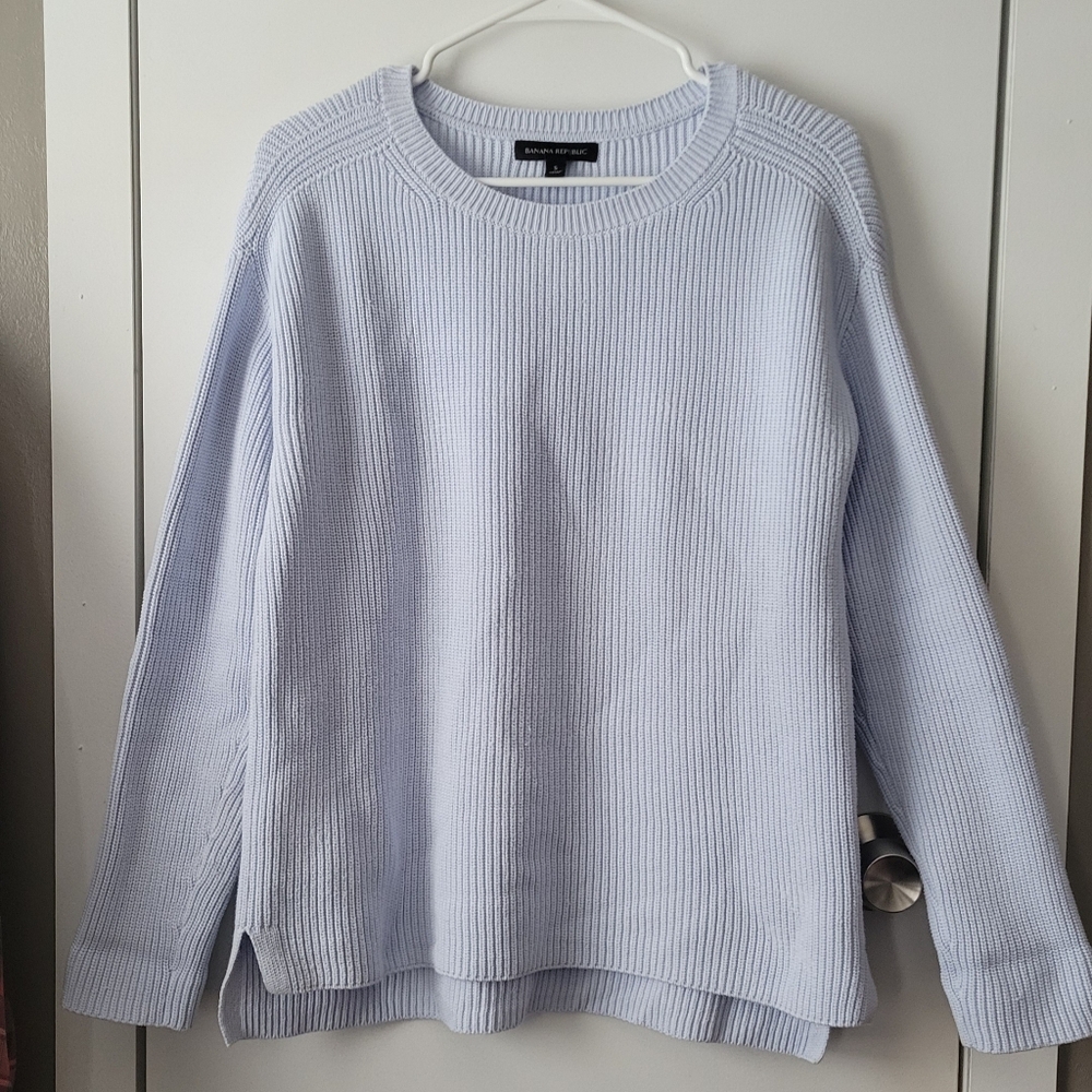 Banana Republic Blue Knit Sweater